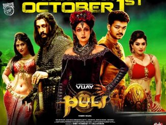 Puli (2015) UNCUT 720p HEVC WEB-HDRip x265 Esubs [Dual Audio] [Hindi ORG – Tamil] – 800 MB